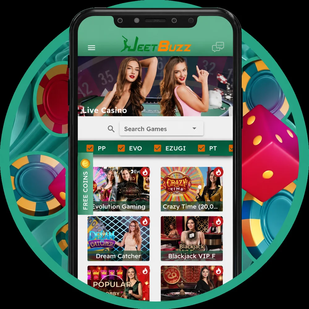 Live Casino category