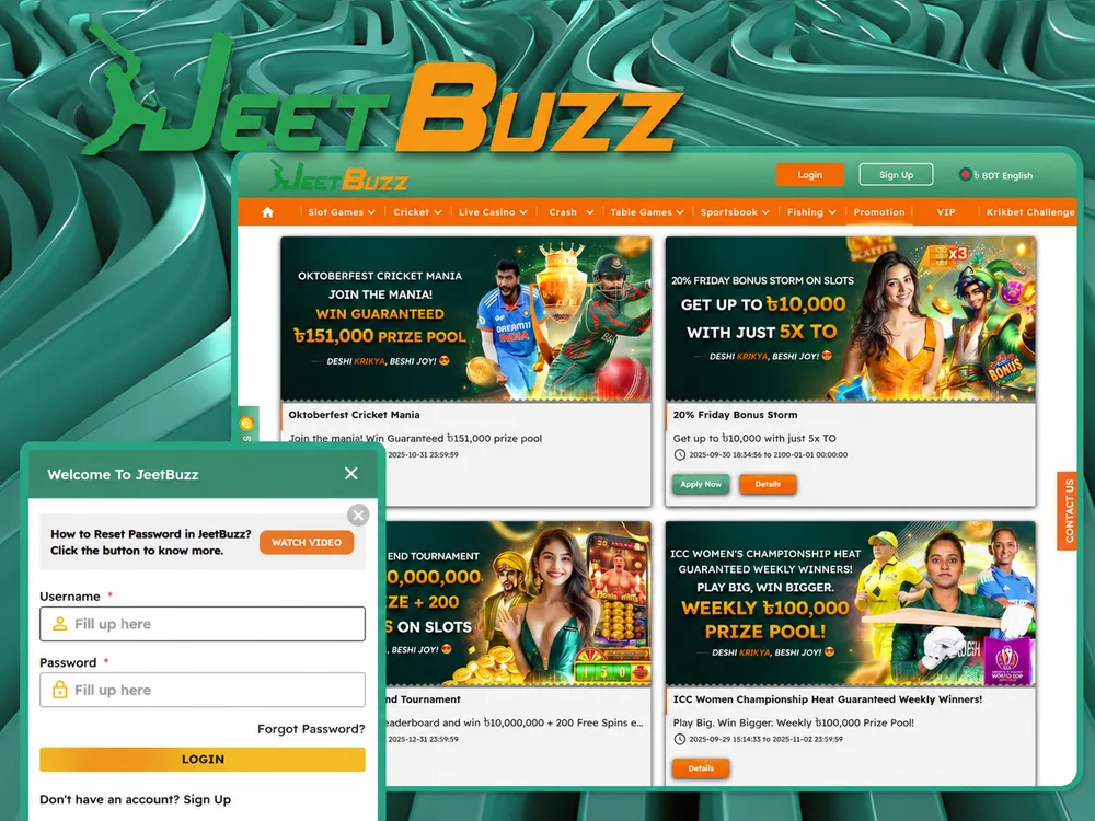 JeetBuzz sport bonuses and cricket promotions