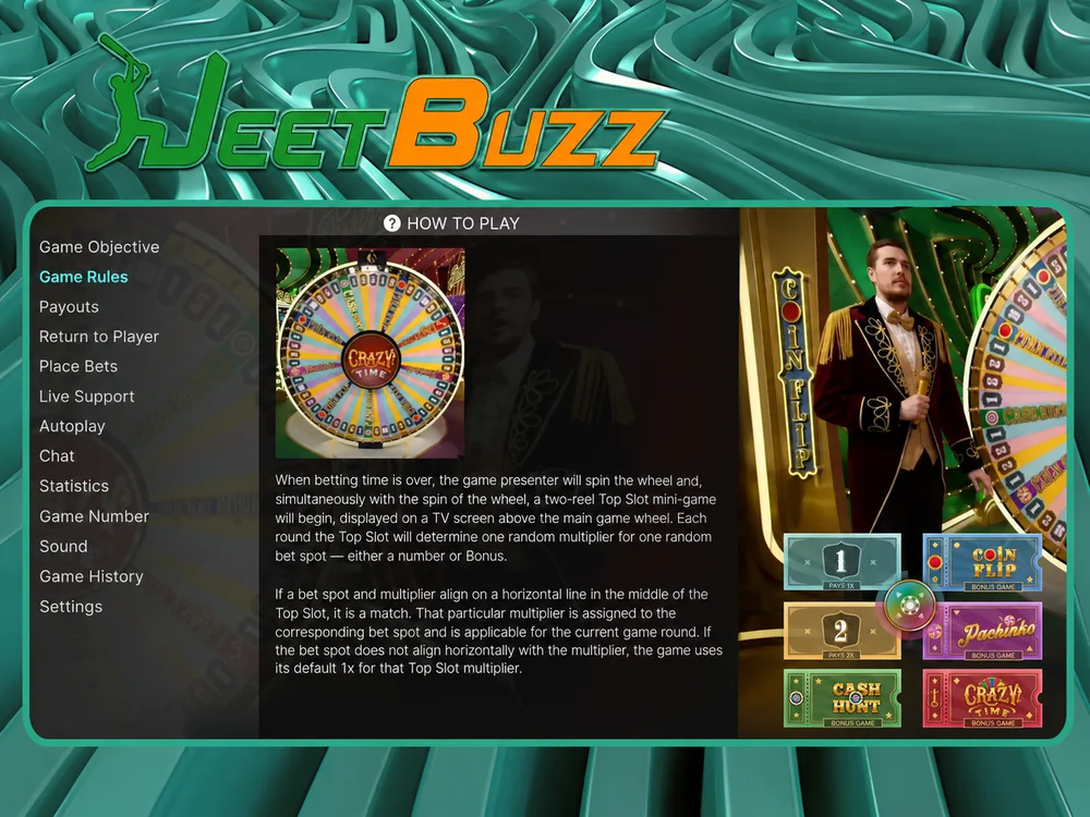 Benefits of playing Crazy Time at JeetBuzz