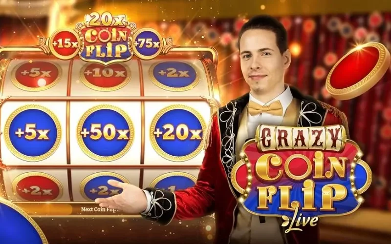 Crazy Time Coin Flip bonus round