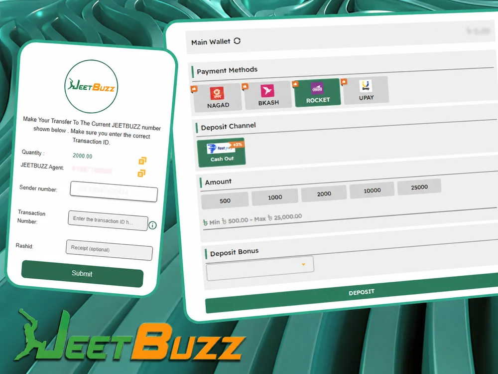 JeetBuzz transaction details tracked