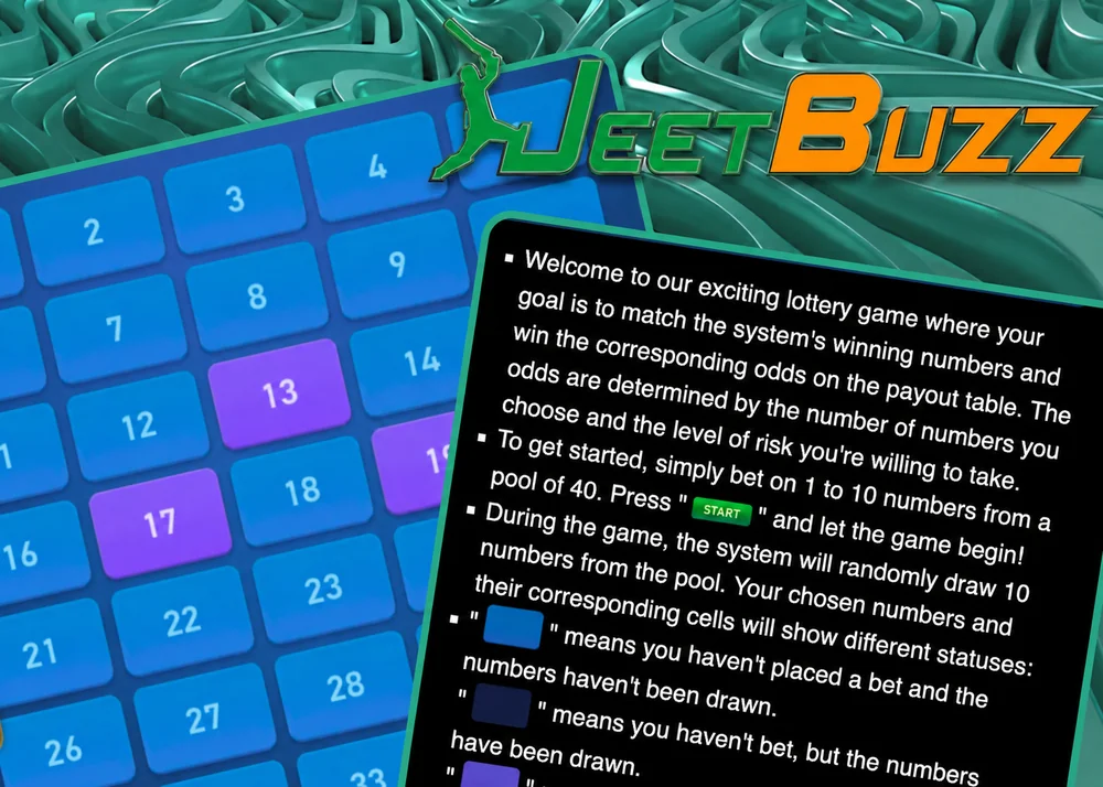 Spribe Keno number grid 1-36 explained