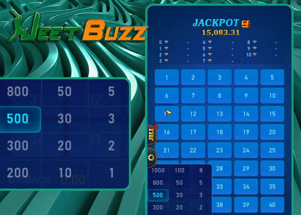 How to play Keno at JeetBuzz step by step