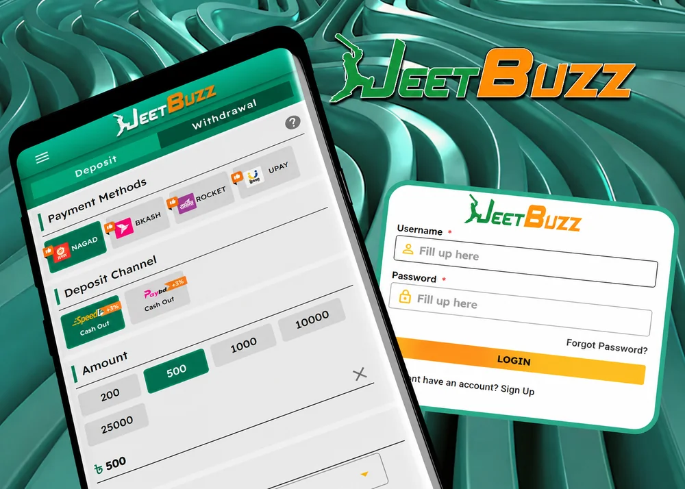 JeetBuzz promo code in mobile app